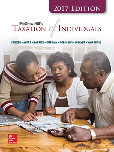 McGraw-Hill's Taxation of Individuals 2017 Edition, 8e