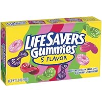 LifeSavers Gummies, 5 Flavor, 3.5-Ounce Boxes (Pack of 12)