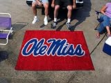 OLE MISS Script TAILGATER 5'x6' Floor Mat (Rug) - Mississippi Rebels - Ole Miss