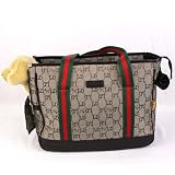 Fashion Dog Puppy Cat Pet Travel Carrier Bag Tote Brown