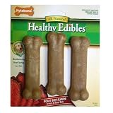 Nylabone Healthy Edibles Bone, Roast Beef Flavored with Vitamins, Regular Size, Triple Pack 51eDUG PVeL. SL160 Nylabone Healthy Edibles Bone, Roast Beef Flavored with Vitamins, Regular Size, Triple Pack