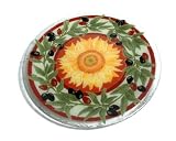 Peggy Karr 14-Inch Glass Tuscany Platter