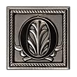 Monogram Keychain - O Monogram Keychain - O