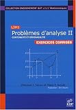 Problèmes d\'analyse : Tome 2, Continuité et dérivabilité