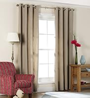 Linen Mix Herringbone Curtains