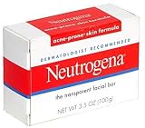 Neutrogena Transparent Facial Bars, Acne-Prone Skin Formula, 3.5 Ounce (Pack of 8)