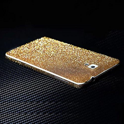 Ruilida Crystal Diamond Sparkling Body Bling Glitter Sticker Skin Film Case Screen Protector For Samsung Note 3 N9000 (Gold)