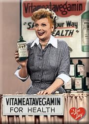 I Love Lucy Vitameatavegamin Refrigerator Magnet