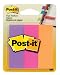 Post-it Page Markers, 7/8-inch x 2-7/8-inch, Ideal for Temporary Marking And Noting In Books, Assorted Ultra Colors, 50 Sheets per Pad, Three Pads per Pack (5221)