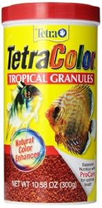Tetra 16262 TetraColor Tropical Granules, 10.58-Ounce, 1-Liter