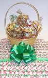 Gourmet Food : Scott's Cakes Small Grandma's Favorite Cookie Basket with Handle Candy Cane Wrapping