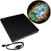 HQRP External USB 2.0 Slim CD / DVD-RW Drive (DVD Writer / Burner) (Black) for HP Mini 311 / 110 / 1000 / 1100 Netbook + HQRP Coaster image 3
