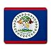 Belize Flag Mouse Pad