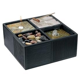 Kenroy Home Tranquila Indoor Table Fountain, Bronze Finish