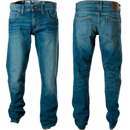 Quiksilver Sequel Denim Pant - Men's Indigo Dusk Wash, 32x32