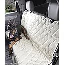 4Knines Dog Seat Cover for Cars with the Best Nonslip Backing, Tan Regular