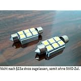 2 x high Power SMD Kennzeichenbeleuchtung VW Golf 3 + 4, Bora, Lupo, Polo 6N 9N