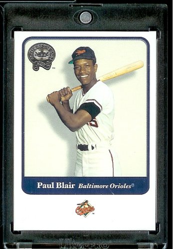 2001 Fleer Greats Of The Game Baseball Card # 78 Paul Blair Baltimore Orioles