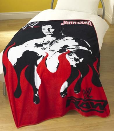 Childrens Toyshop  Kitchen & Housewares : ZAP WWE JOHN CENA FLEECE BLANKET