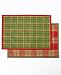 Martha Stewart Collection Table Linens, Holiday Plaid 13