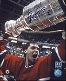 Patrick Roy Montreal Canadiens Autographed/Hand Signed 16X20 Cup Photo