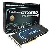 EVGA NVIDIA GeForce GTX580 Hydro Copper 2 Grafikkarte (PCI-e, 1,5GB GDDR5 Speicher, Dual DVI, Mini HDMI)
