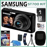Samsung ST700 16.1MP DualView Digital Camera with 5x Optical Zoom + 4GB Acc ....