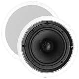 New 6.5" In Ceiling Surround Sound HD Home Theater Round Kevlar Speaker Pair TS65C