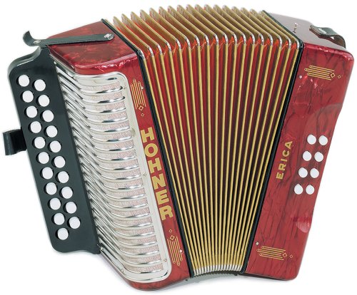 Hohner Erica Two-Row AD Pearl Red