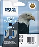 Epson T007 - Cartouche d'encre d'origine - Double Pack - Noir