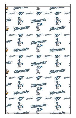 Roller Shades MLB toronto Blue Jays Mascot Pattern - White Background 0578_0011