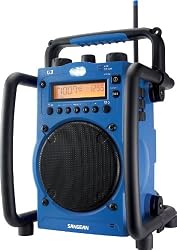 SANGEAN U3R DIGITAL AM/FM WATER-RESISTANT UTILITY RADIO WITH ALARM