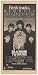 1982 Blondie The Hunter Album Tour Promo Photo Print Ad