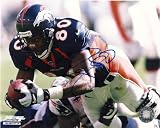 ROD SMITH,DENVER BRONCOS,SIGNED,AUTOGRAPHED,8X10 PHOTO,COA, RARE HARD PHOTO TO FIND