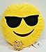 Emoji Silly Smiley Emoticon Cushion Pillow Stuffed Plush Toy Doll (Cool)