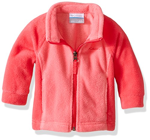 Columbia Baby Girls' Benton Springs Fleece, Camellia Rose/Punch Pink, 12-18 Months
