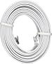 GE TL26523 Line Cord (25 Ft., White, 6-Conductor Wire)