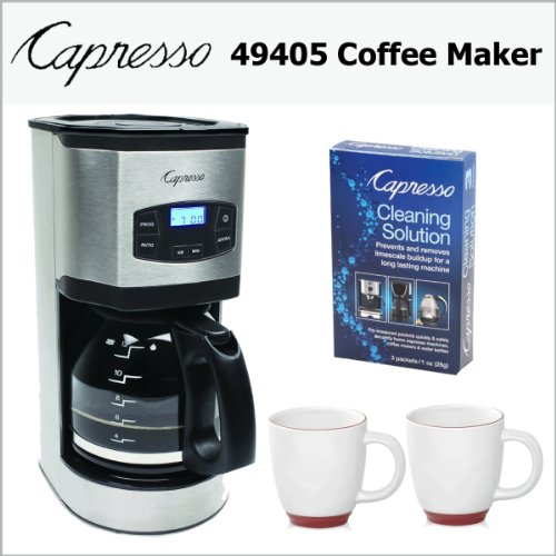 Capresso SG120 12-Cup Stainless Steel Coffee Maker