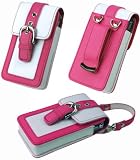 Cellet Motorola RAZR V3, V3c, V3i, V3t, V3e, V3r, V3m/ Samsung T809, D820, T629/ Sanyo 6600/ LG VX8700 "Posh Case" - Hot Pink- retail packaging