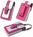 Cellet Motorola RAZR V3, V3c, V3i, V3t, V3e, V3r, V3m/ Samsung T809, D820, T629/ Sanyo 6600/ LG VX8700 "Posh Case" - Hot Pink- retail packaging