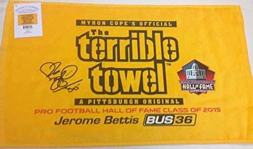 Pittsburgh Steelers Jerome Bettis Hall of Fame Terrible Towel