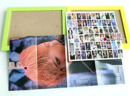 KPOP Bigbang GD Postcards Pictures G-Dragon 60 Stickers Poster Photocards 121PCS