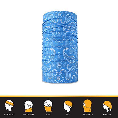 12-in-1 headband bandana [paisley] - versatile lightwei…