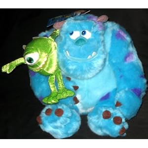 Disney Monsters Inc. Sulley and Mike 10 Inch Plush Doll by 