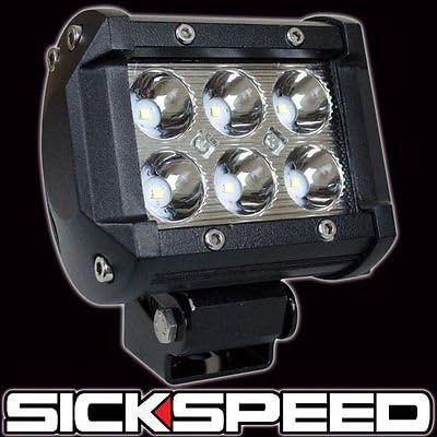 18W Led Spot Beam Power Sport Fog Lamp Off Road Light Bar For Cars/Trucks P3 for Hummer H2