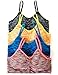 4 Pack Kalon Nylon Spandex Removable Pads Comfort Bras (One Size S/M, Tri-blend Black/Yellow/Blue/Coral)