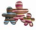 Pet Supplies : Slobber-Wick Squeak Buddy - Pink/Brown Stripe - Large