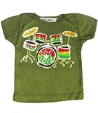 One Love Drums Short Sleeve Tee in Green ~ infant - child