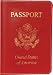 Baekgaard New Vera Bradley United States Passport Cover from the Colorful Leather Collection - Red with Pumpkin Interior
