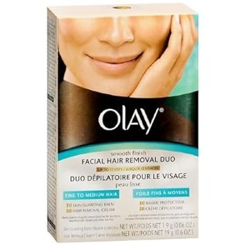 Amazon Com Olay Smooth Finish Facial Hair Removal Duo Kit 1 Kit